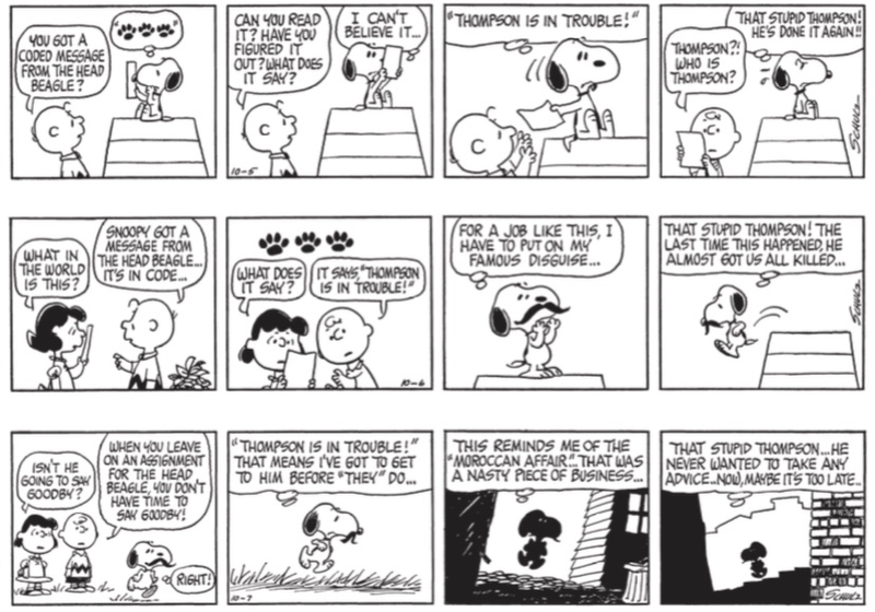 Illustration for article titled “You stupid darkness!” and 29 other Peanuts quotes for everyday use